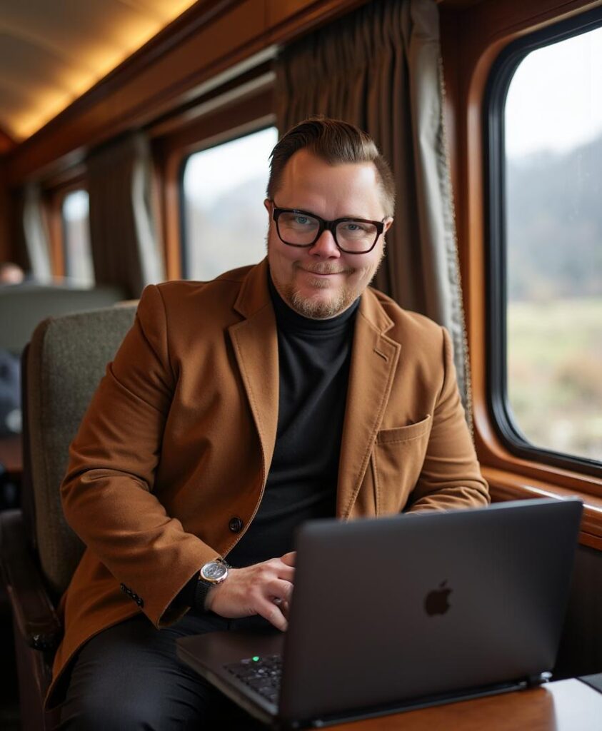 Tomas Blomster works in executive search and leadership while traveling between assignments